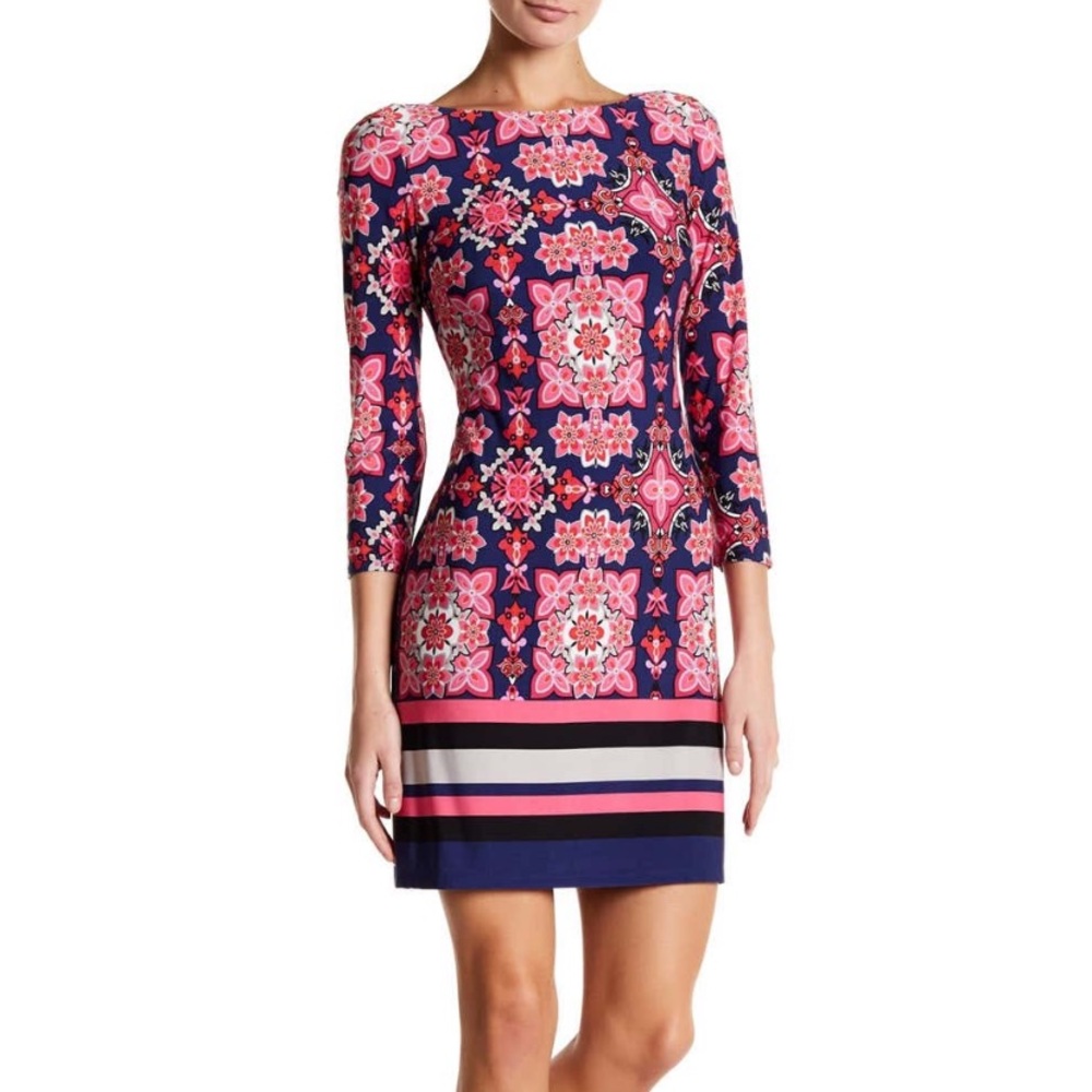 Vince Camuto 3/4 Sleeve Dress, Size 10